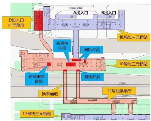 北京西站地铁线路图